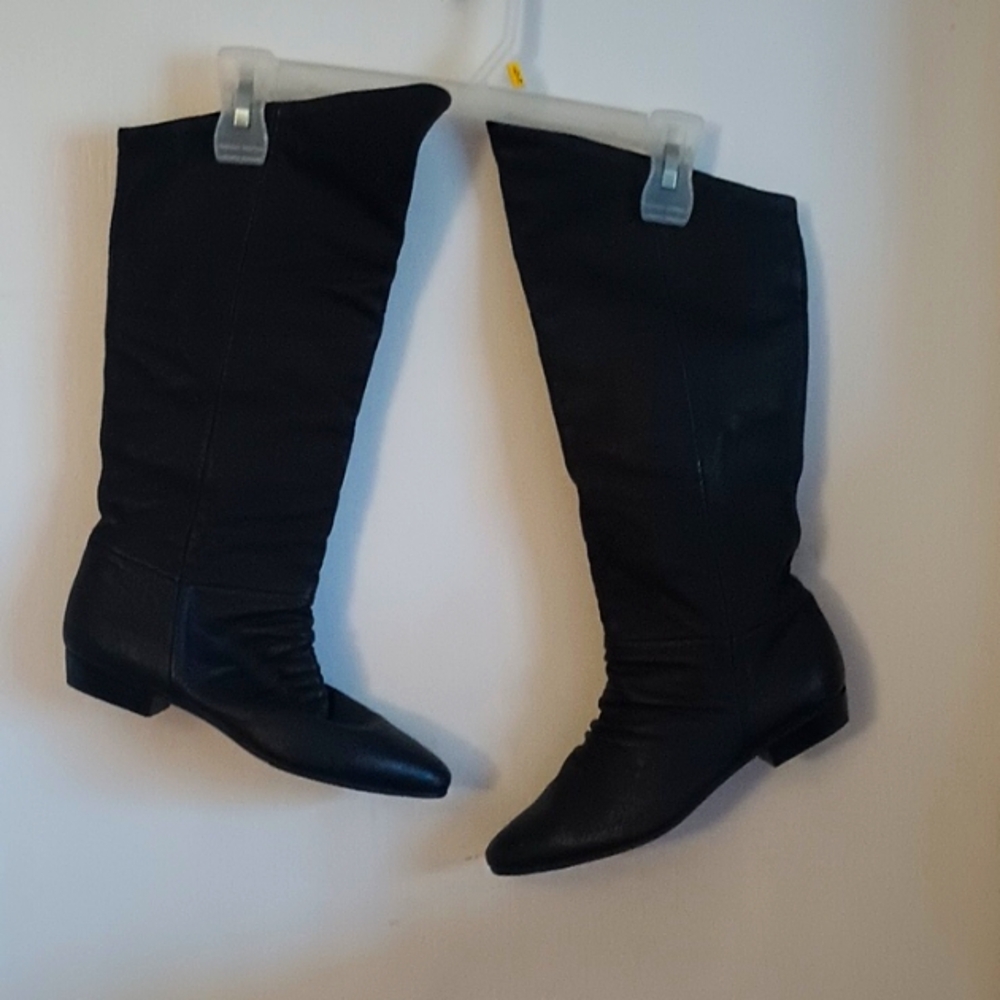 Leather boots